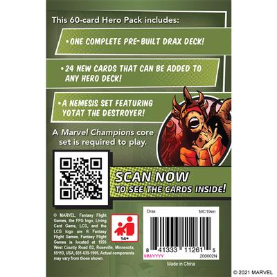 Marvel Champions: Drax Hero Pack