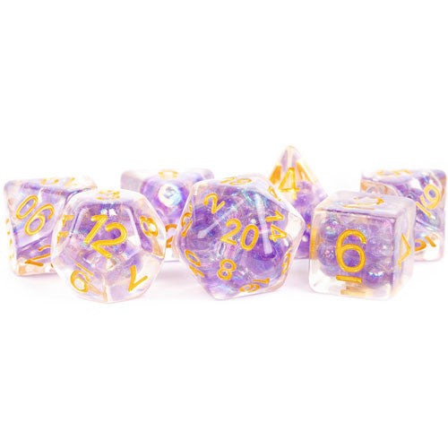 7 Die Set 16mm: Purple with gold foil