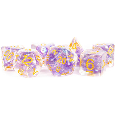 7 Die Set 16mm: Purple with gold foil