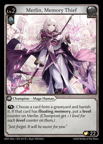 Merlin, Memory Thief