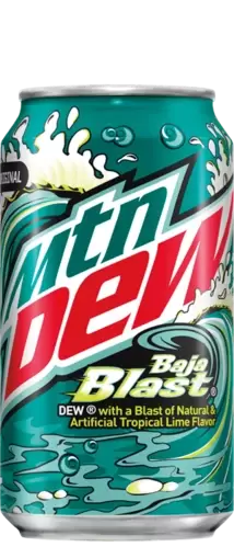 Mtn Dew Baja Blast 12oz Can