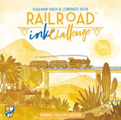 Railroad Ink Challenge: Shining Yellow