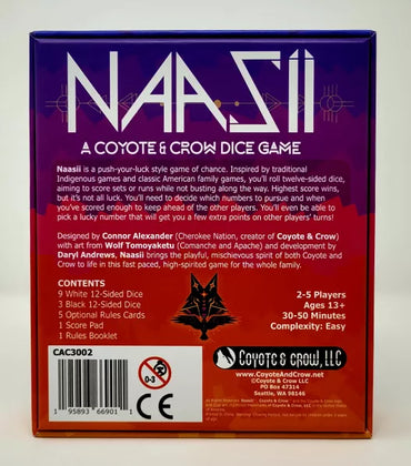 Naasii A Coyote & Crow Dice Game