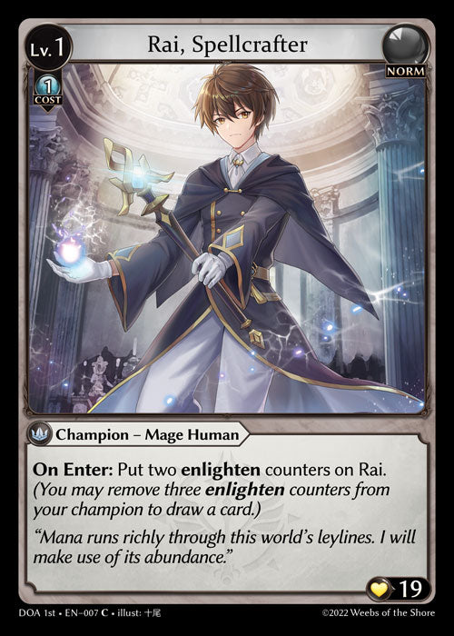 Rai, Spellcrafter