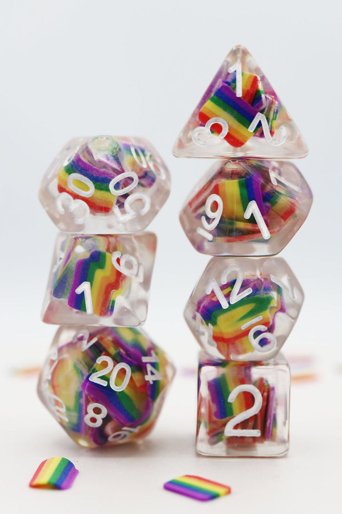 Pride Flag Series RPG Dice Sets