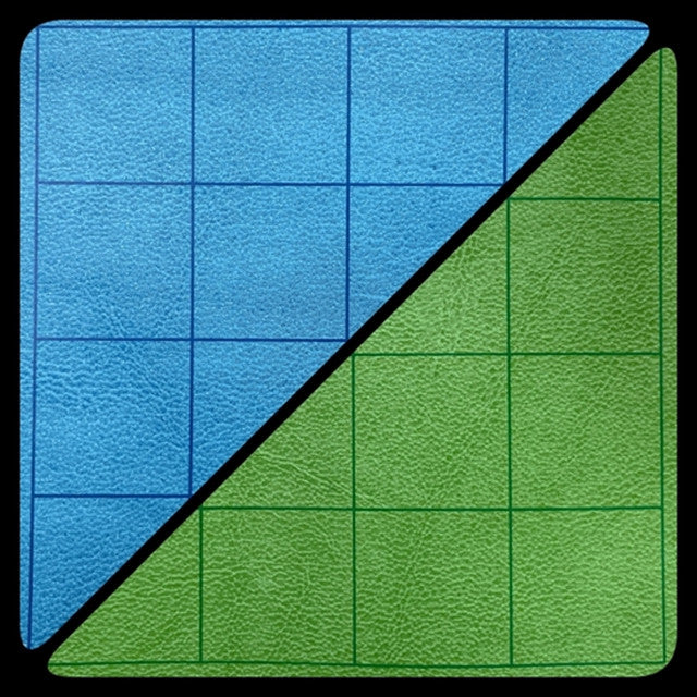 Chessex Reversible Battlemat 1" Blue/Green Square (23.5" x 26")