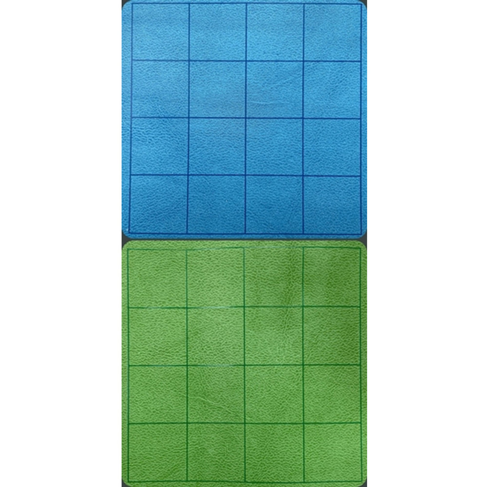 Chessex Reversible Megamat 1" Blue/Green Square (34.5" x 48")