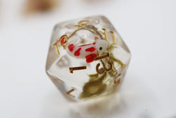 Red Koi RPG Dice Set