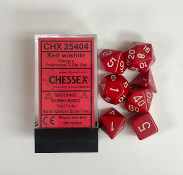 Chessex Opaque 7-Die Set
