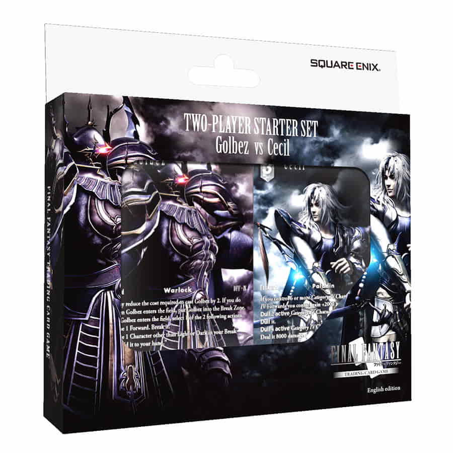 FINAL FANTASY TCG: GOLBEZ VS CECIL 2 PLAYER STARTER DECK