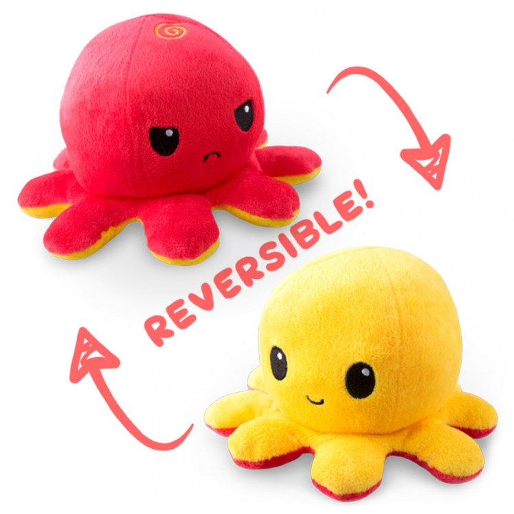 Tee Turtle Reversible Octopus Plush