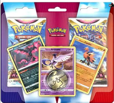 Pokemon Trading Card Game Sword & Shield Galarian Articuno, Moltres & Zapdos Special Edition