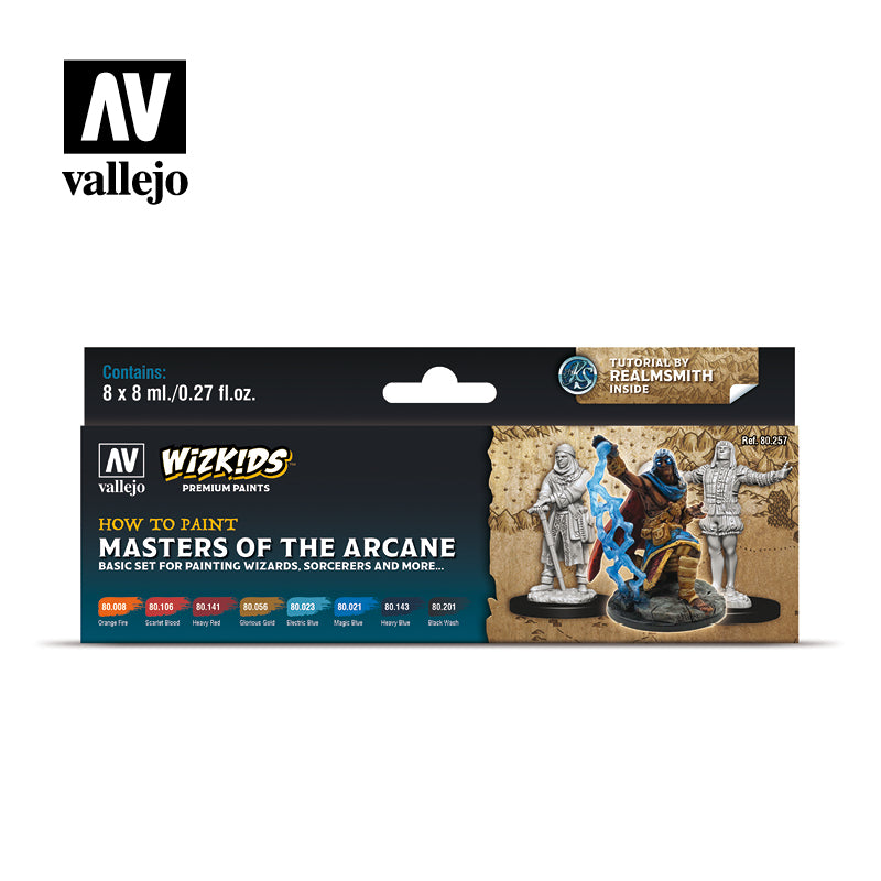 Vallejo Wizkids Masters of the Arcane Paint Set