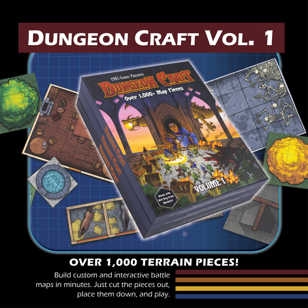 Dungeon Craft over 1000 terrain pieces
