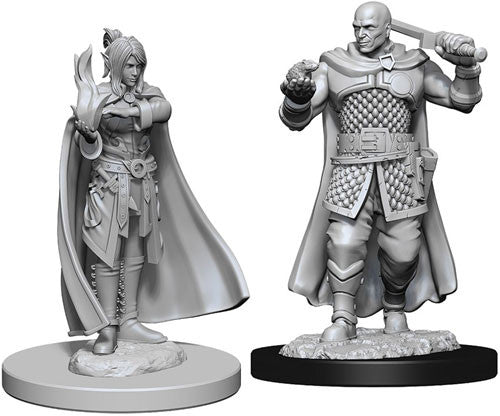 Human Ranger & Moon Elf Sorcerer Unpainted