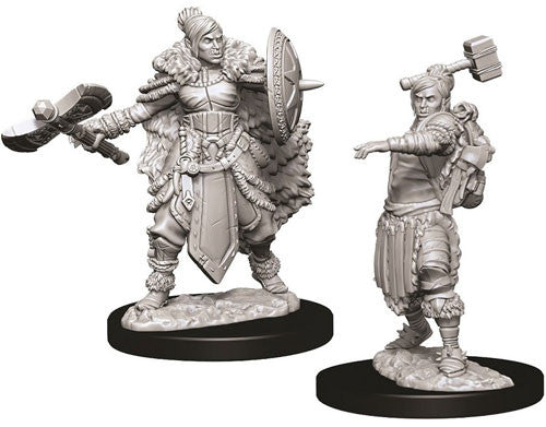 Half-orc Barbarian female Unpainted