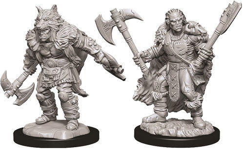 Half-Orc Barbarian Unpainted