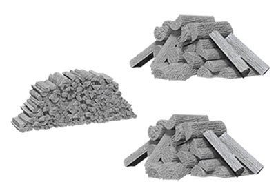 WizKids Deep Cuts Unpainted Minis: W10 Piles of Wood