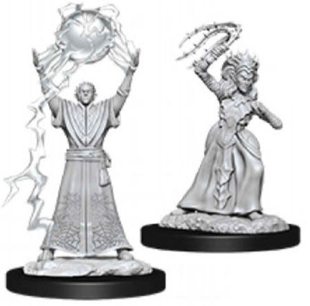 Drow Mage & Drow Priestess Unpainted
