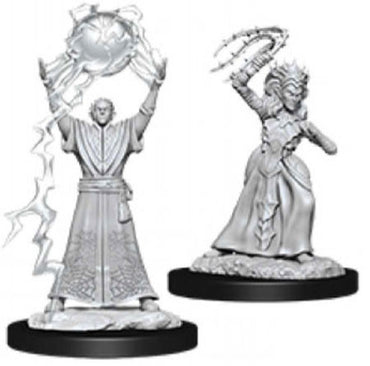 Drow Mage & Drow Priestess Unpainted